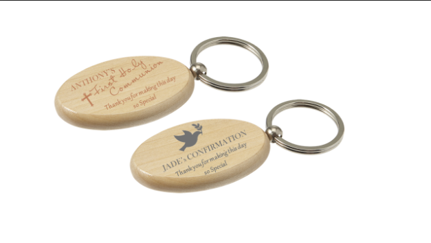 personalised keyrings